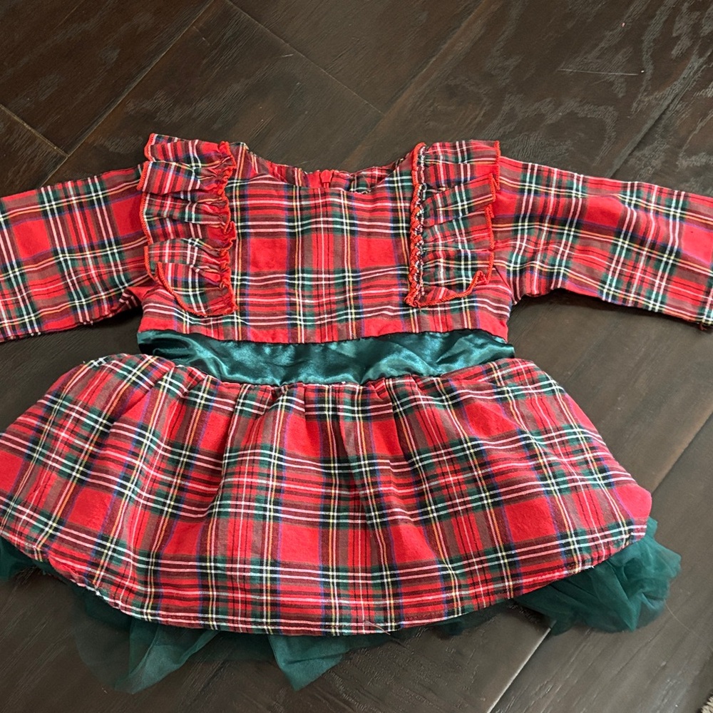 Boutique Plaid Holiday Dress